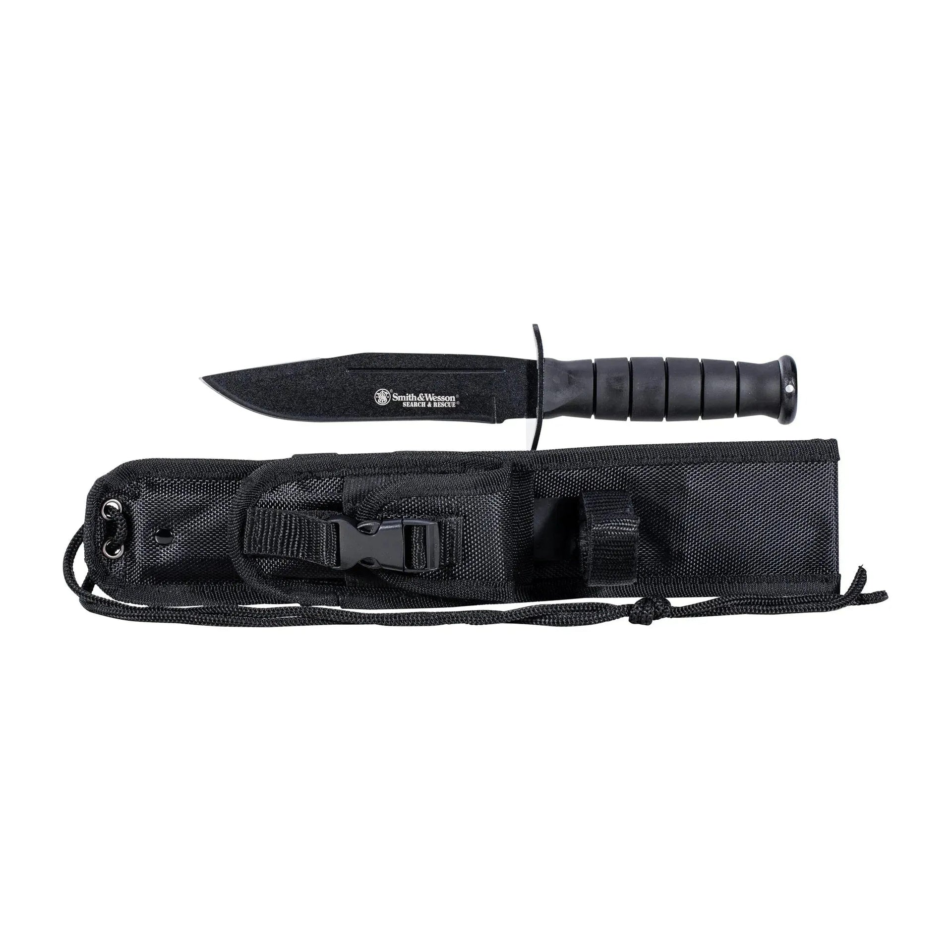 Messer Bullseye Search & Rescue Survival schwarz