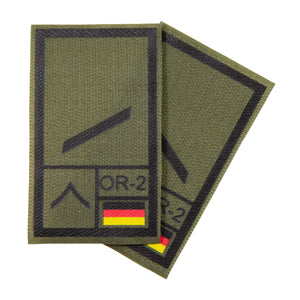 BW Rangabzeichen International bedruckt Heer Klett für KBS SK