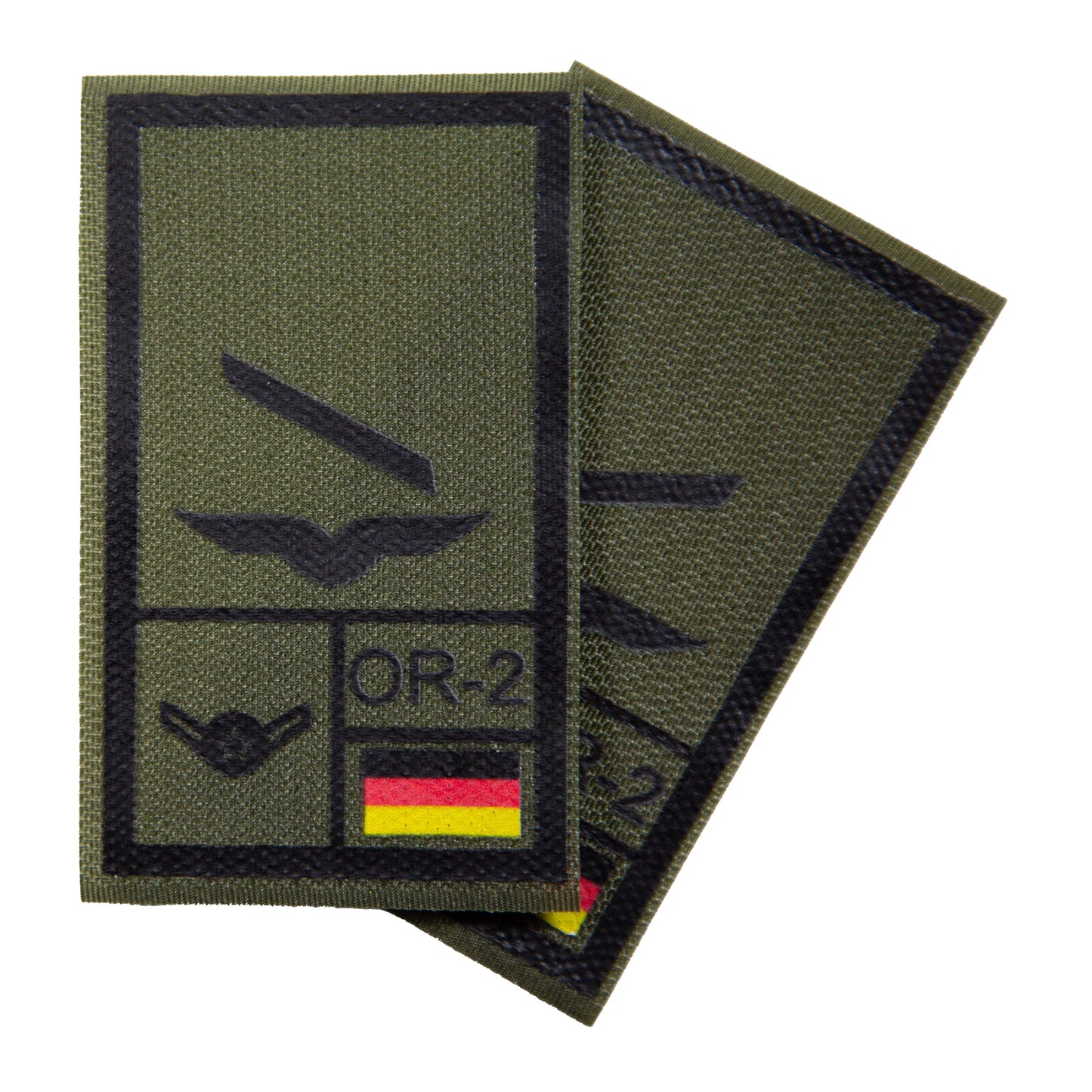 BW Rangabzeichen International bedruckt Luftwaffe Klett für KBS SK