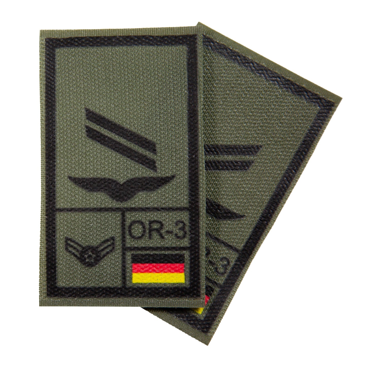 BW Rangabzeichen International bedruckt Luftwaffe Klett für KBS SK