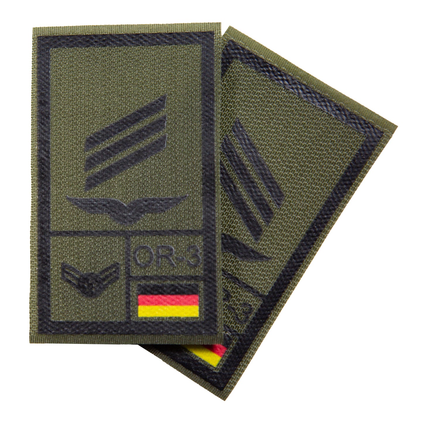 BW Rangabzeichen International bedruckt Luftwaffe Klett für KBS SK