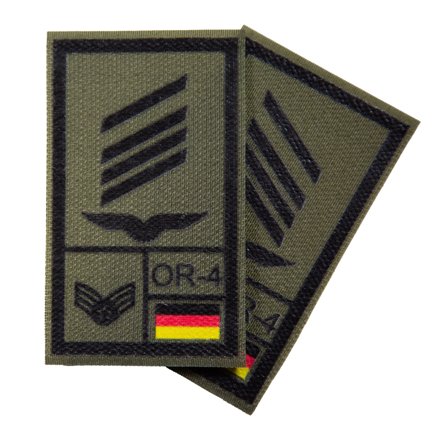 BW Rangabzeichen International bedruckt Luftwaffe Klett für KBS SK