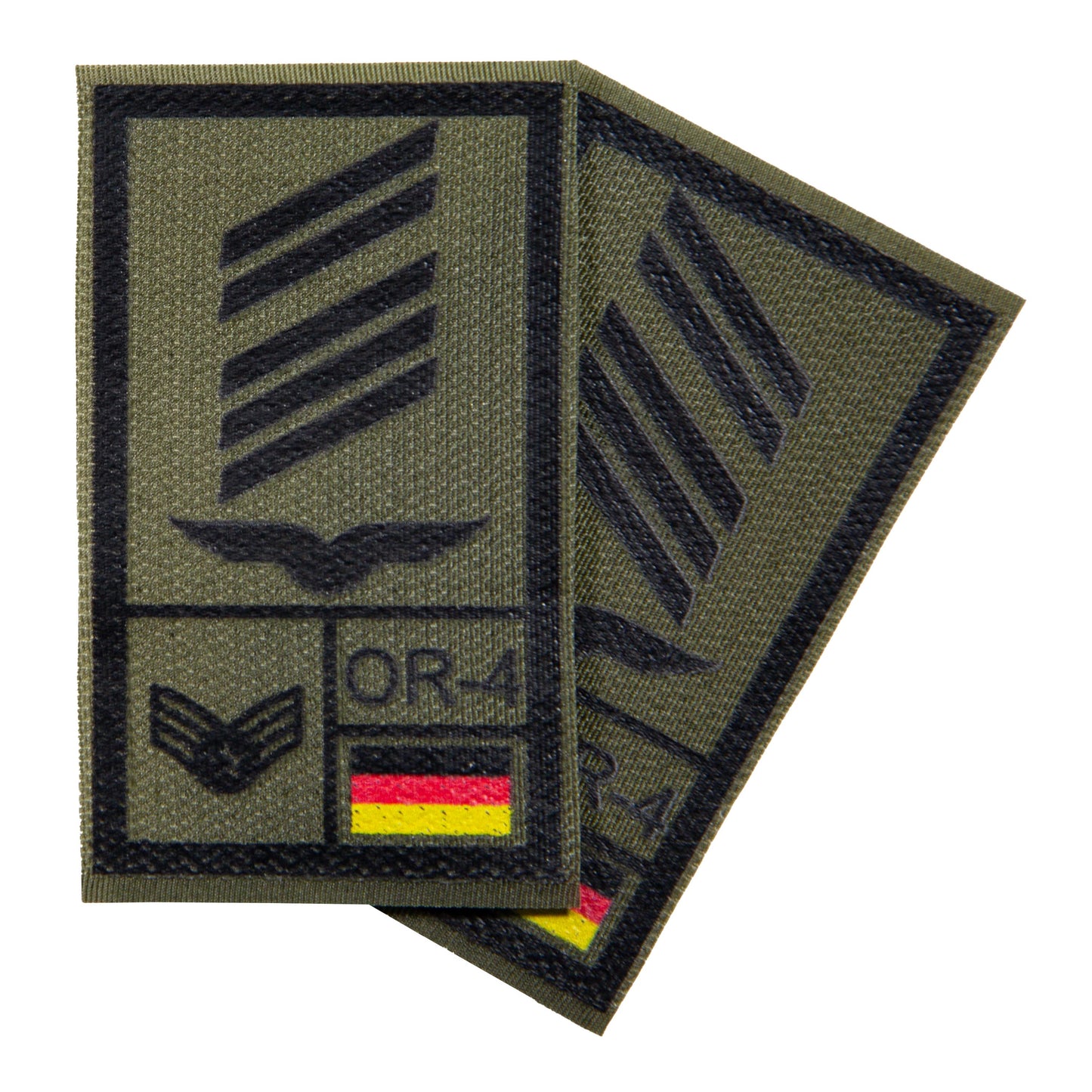 BW Rangabzeichen International bedruckt Luftwaffe Klett für KBS SK