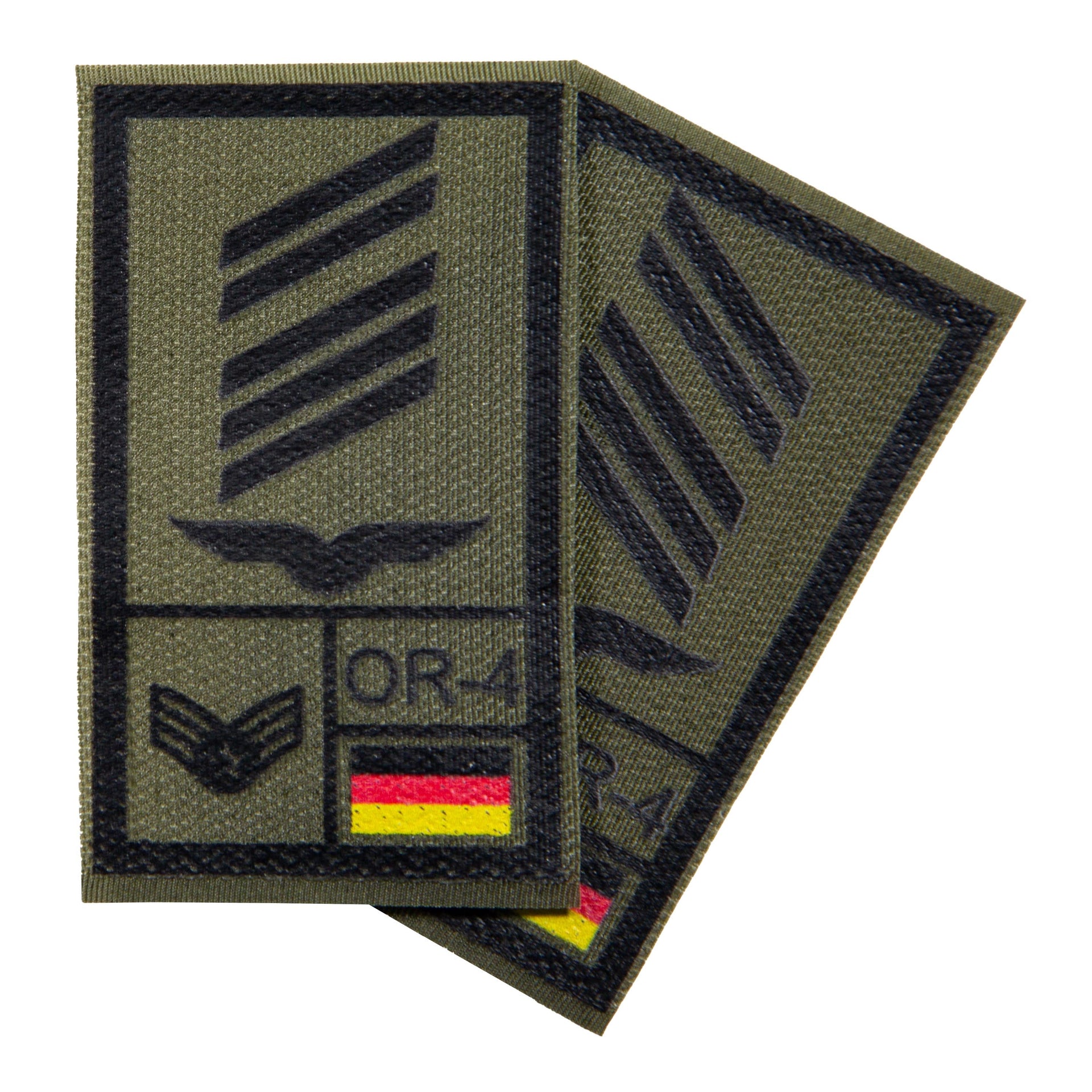 BW Rangabzeichen International bedruckt Luftwaffe Klett für KBS SK