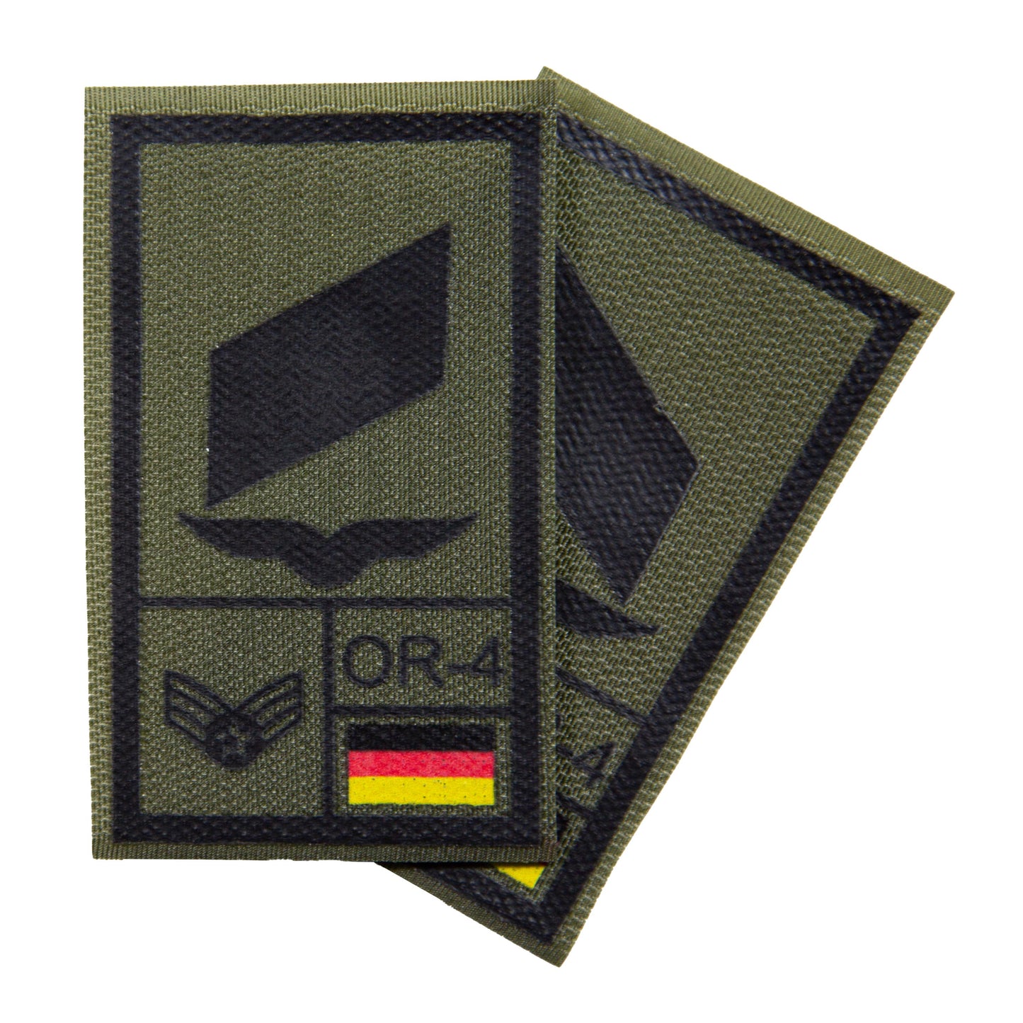 BW Rangabzeichen International bedruckt Luftwaffe Klett für KBS SK