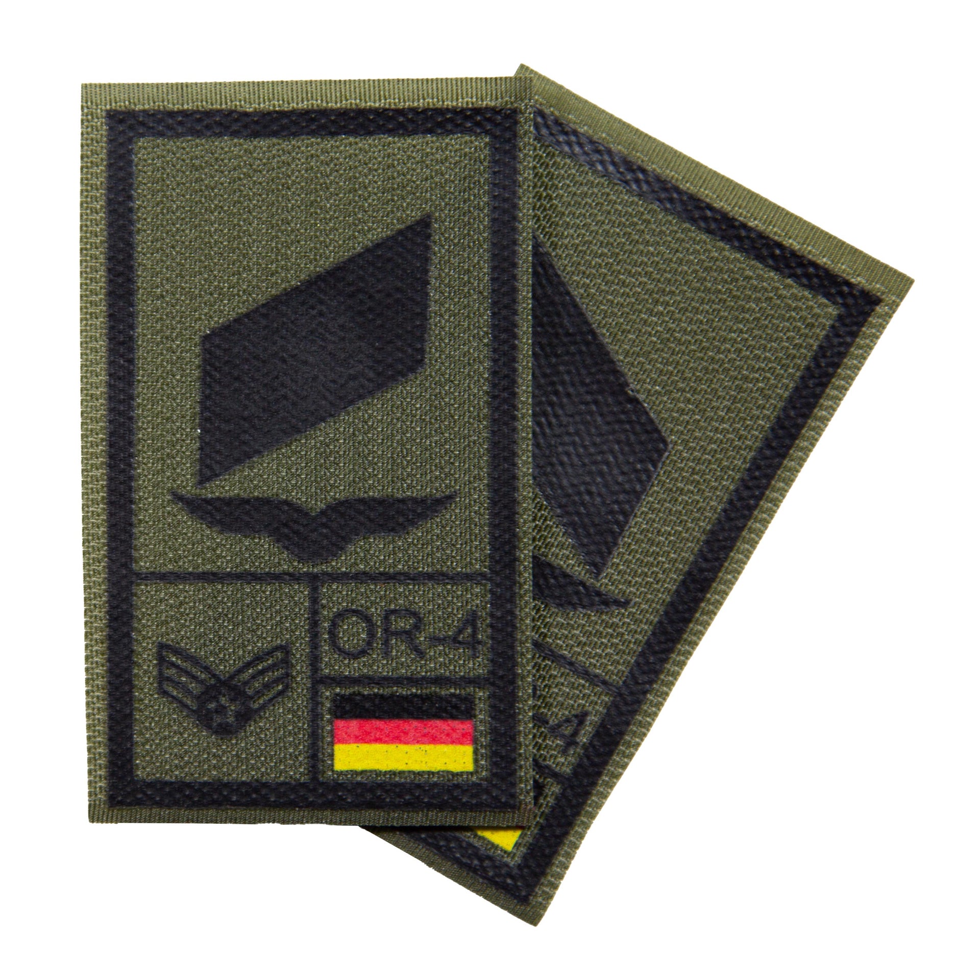 BW Rangabzeichen International bedruckt Luftwaffe Klett für KBS SK