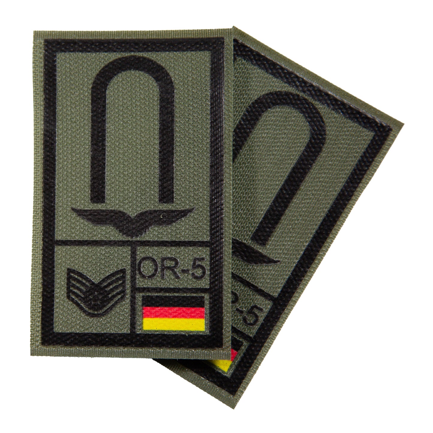 BW Rangabzeichen International bedruckt Luftwaffe Klett für KBS SK