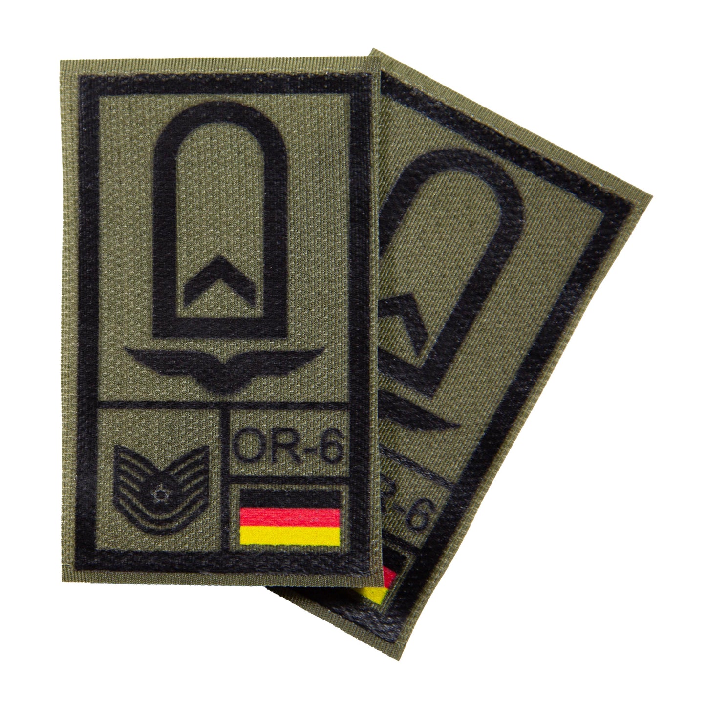 BW Rangabzeichen International bedruckt Luftwaffe Klett für KBS SK