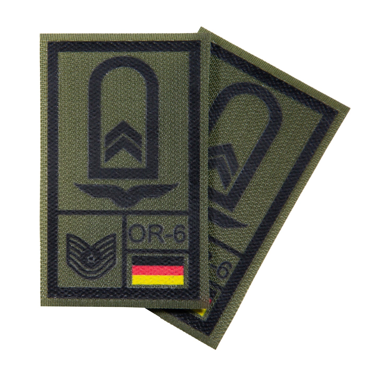 BW Rangabzeichen International bedruckt Luftwaffe Klett für KBS SK
