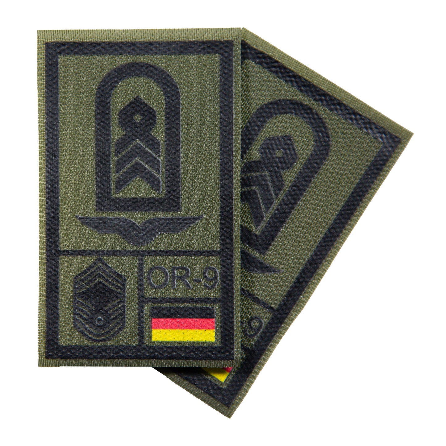 BW Rangabzeichen International bedruckt Luftwaffe Klett für KBS SK