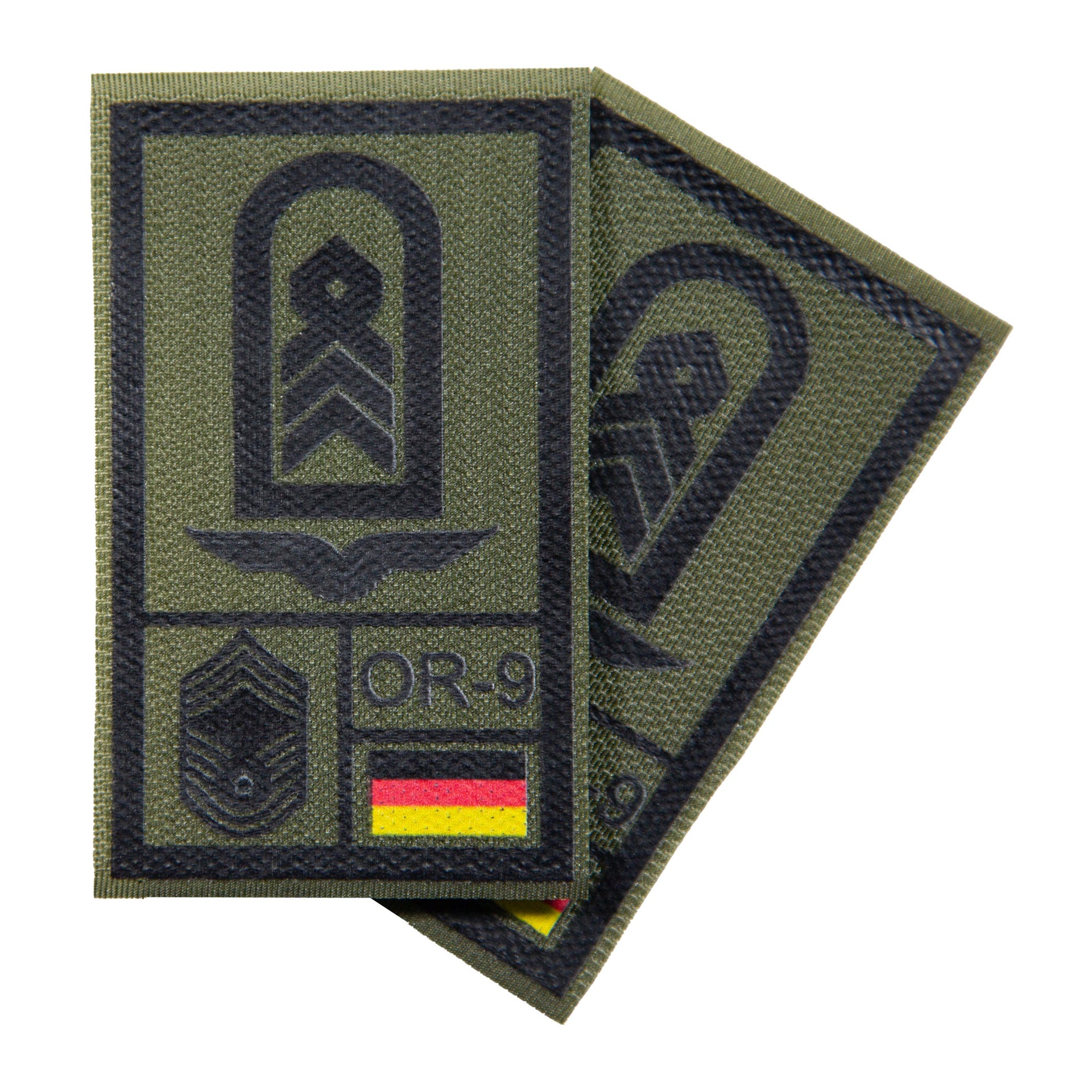 BW Rangabzeichen International bedruckt Luftwaffe Klett für KBS SK