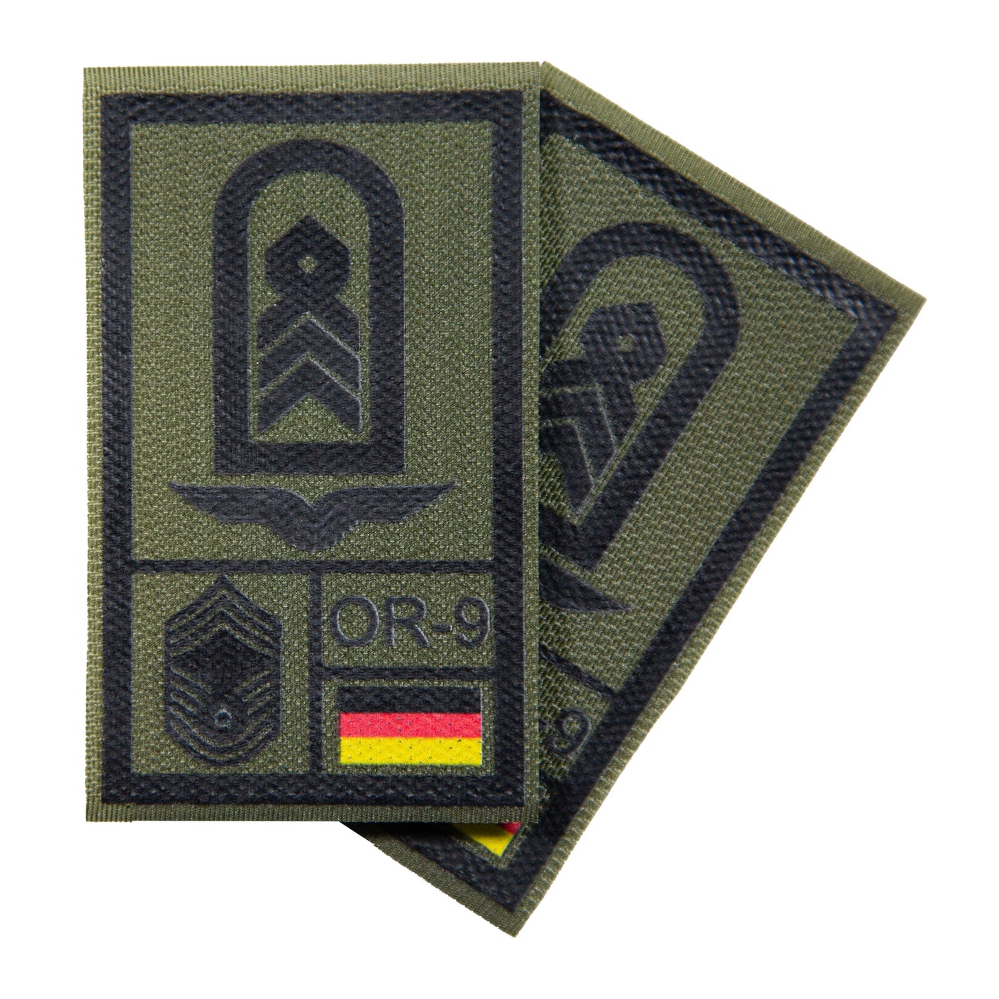 BW Rangabzeichen International bedruckt Luftwaffe Klett für KBS SK