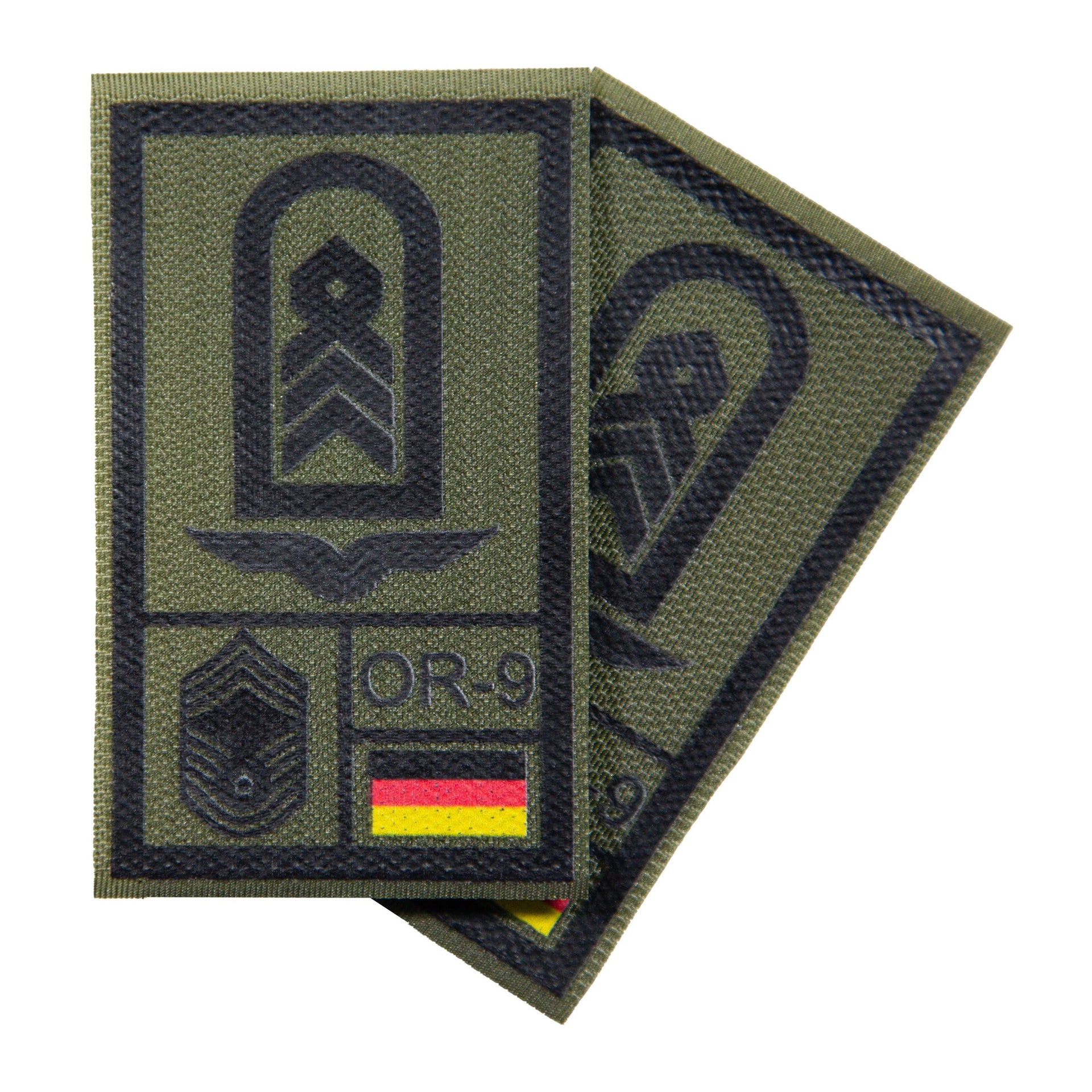 BW Rangabzeichen International bedruckt Luftwaffe Klett für KBS SK