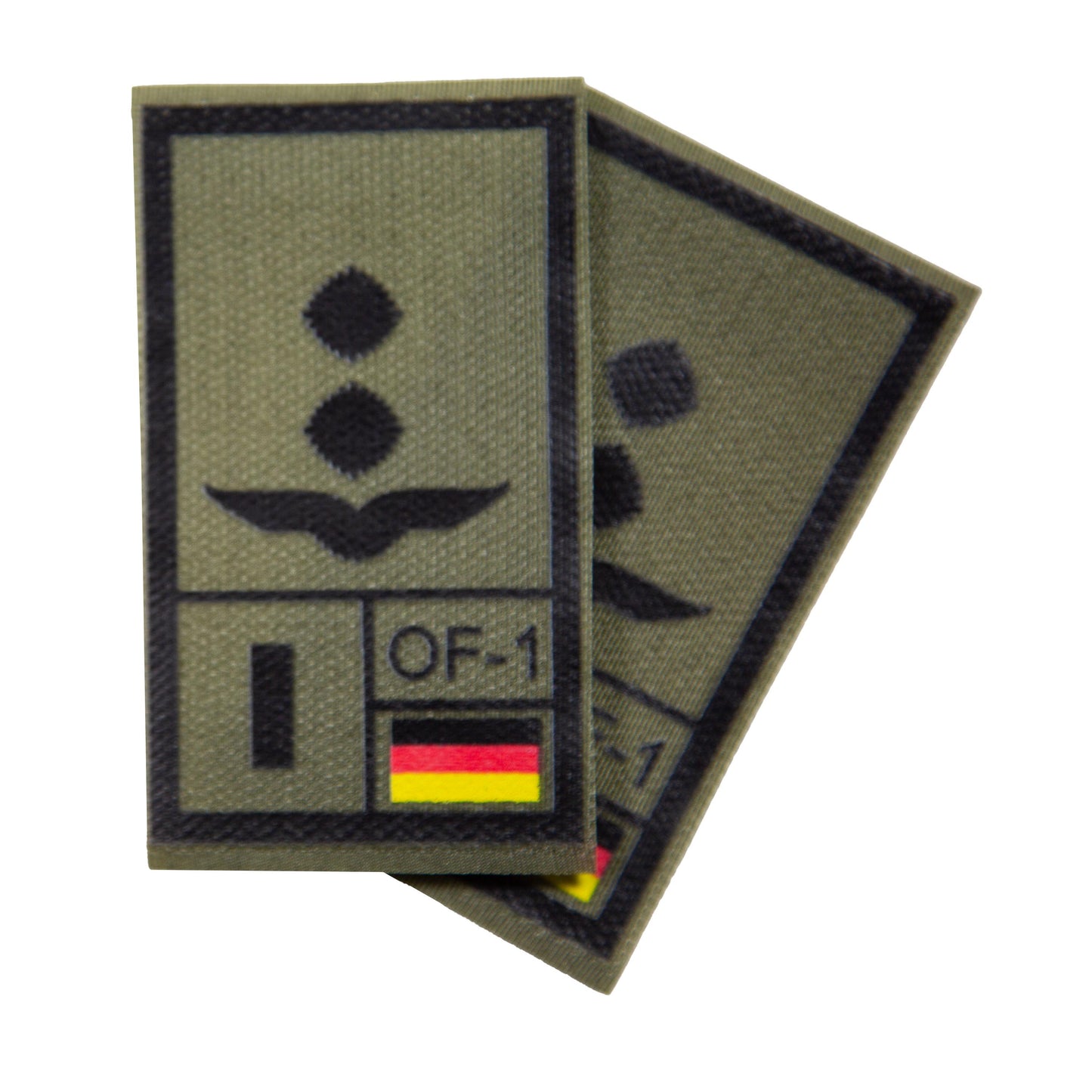 BW Rangabzeichen International bedruckt Luftwaffe Klett für KBS SK
