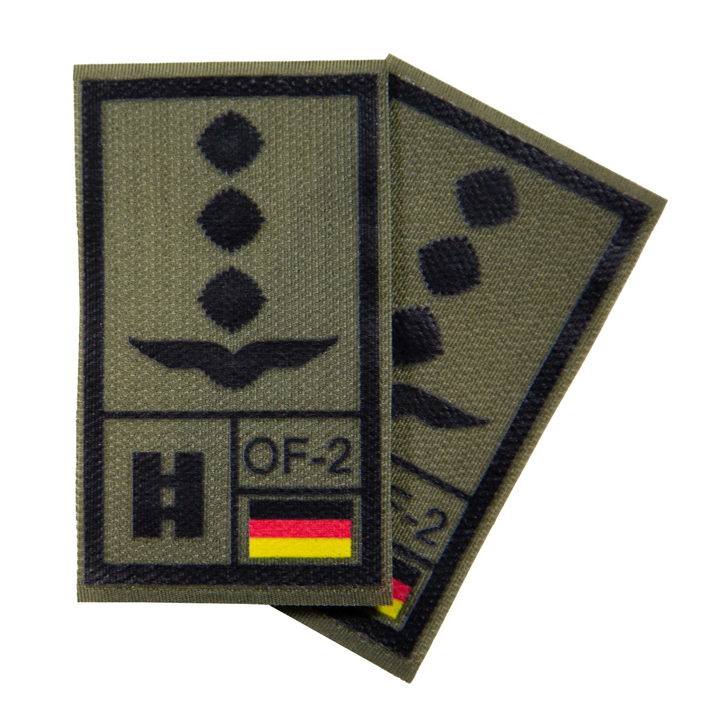 BW Rangabzeichen International bedruckt Luftwaffe Klett für KBS SK
