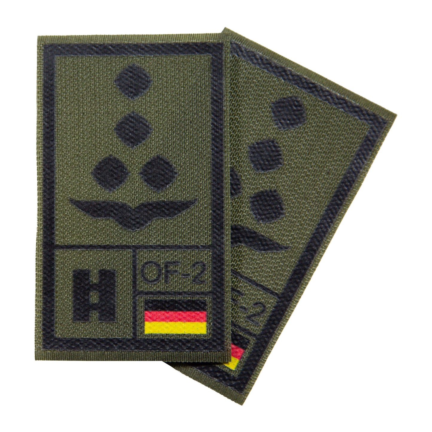 BW Rangabzeichen International bedruckt Luftwaffe Klett für KBS SK