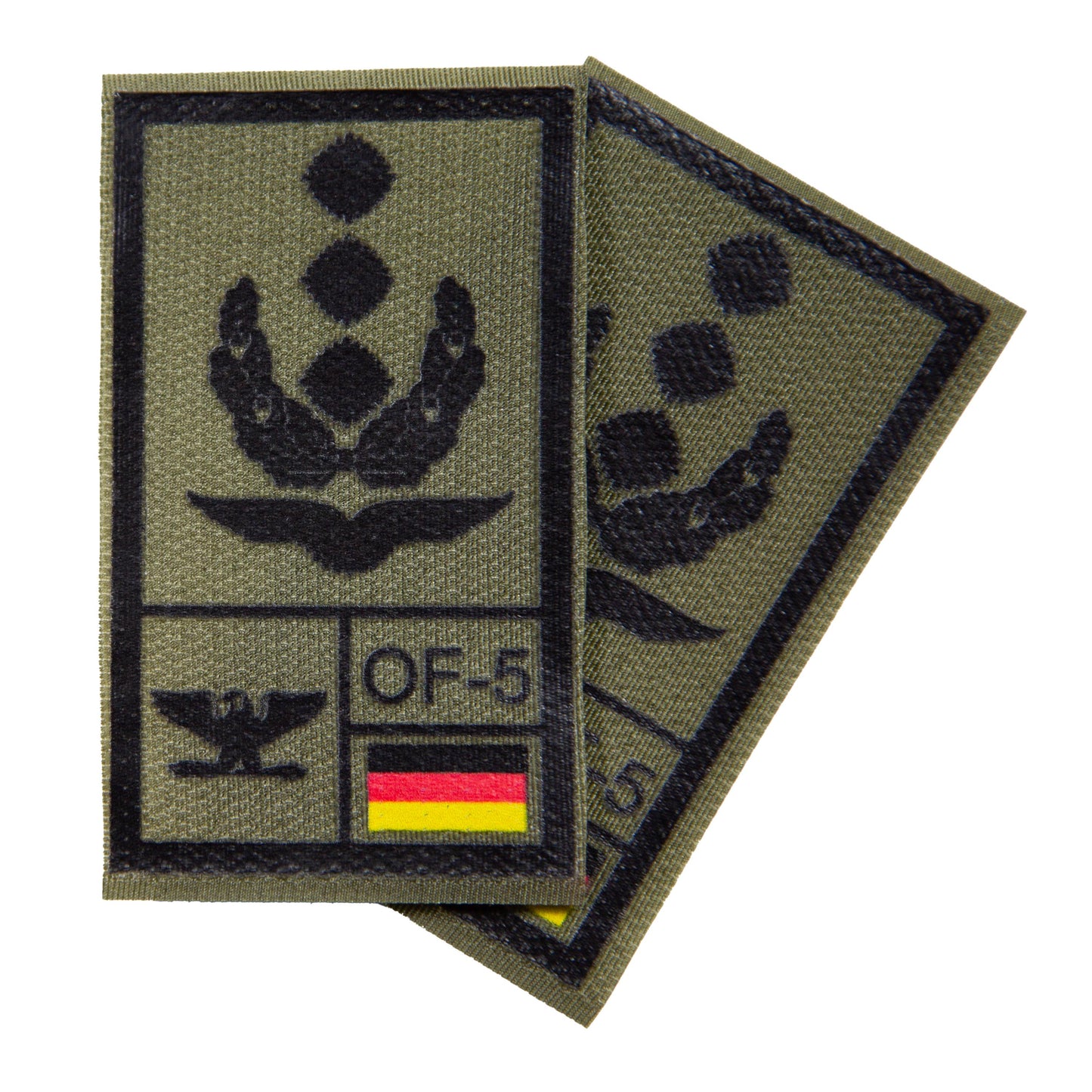 BW Rangabzeichen International bedruckt Luftwaffe Klett für KBS SK