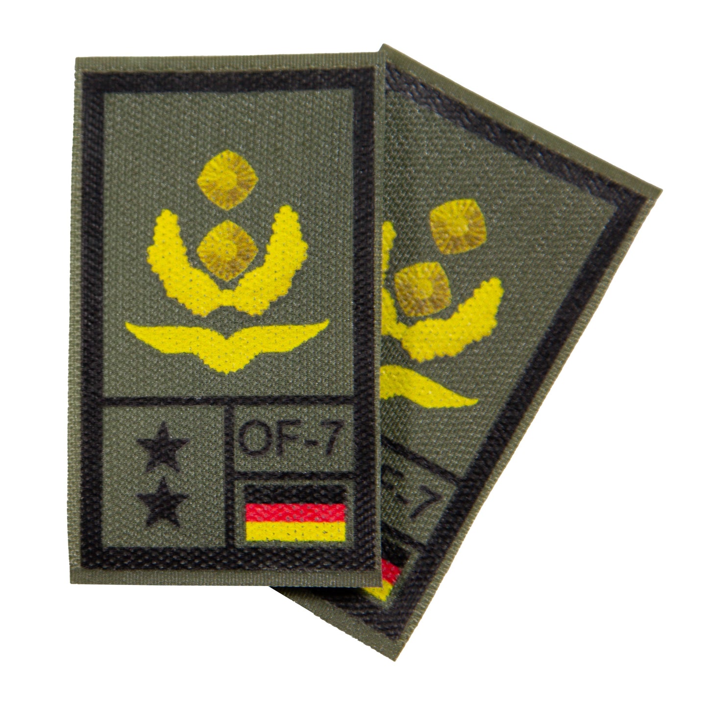 BW Rangabzeichen International bedruckt Luftwaffe Klett für KBS SK