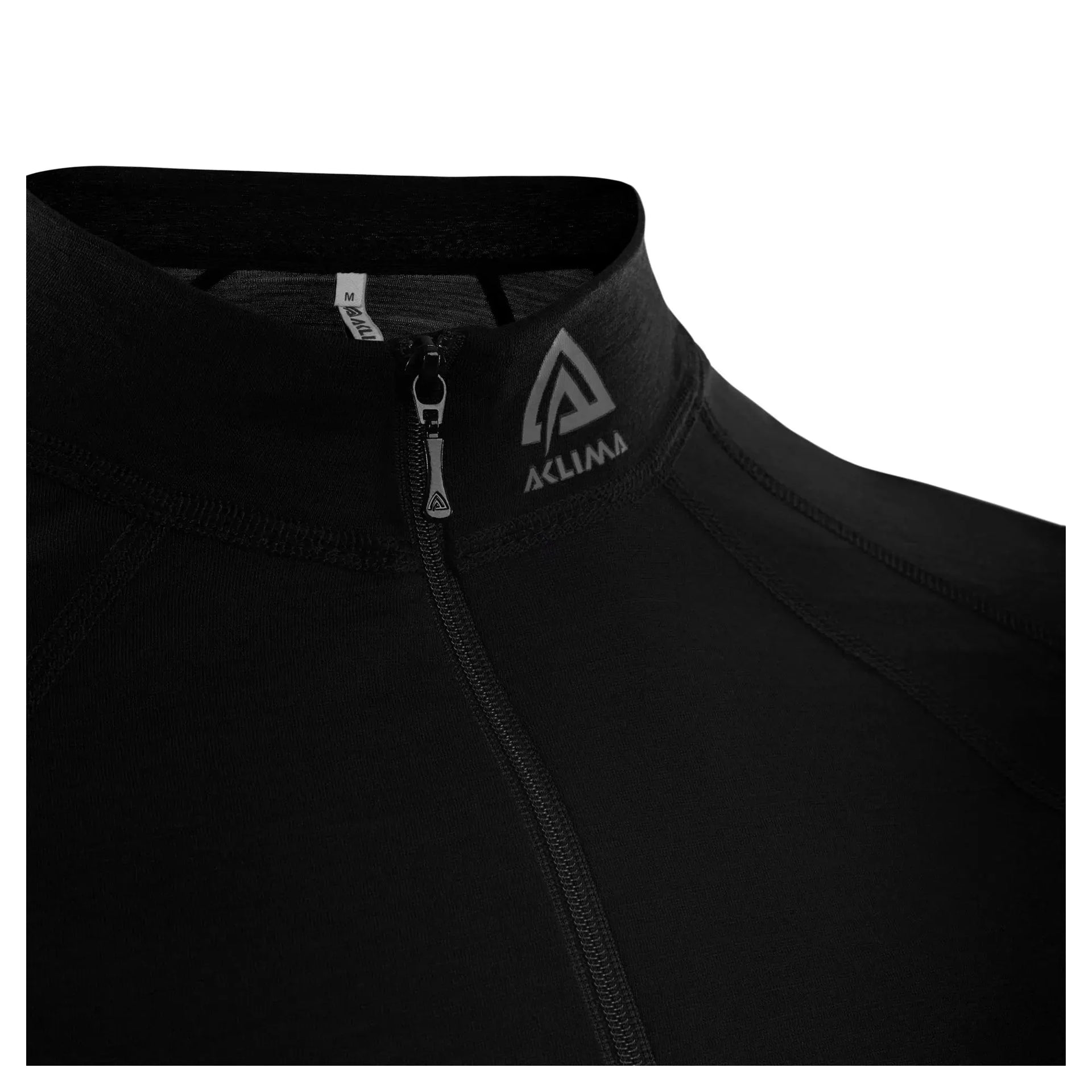 Aclima Aclima Pullover LightWool Zip Shirt jet black - ASMC