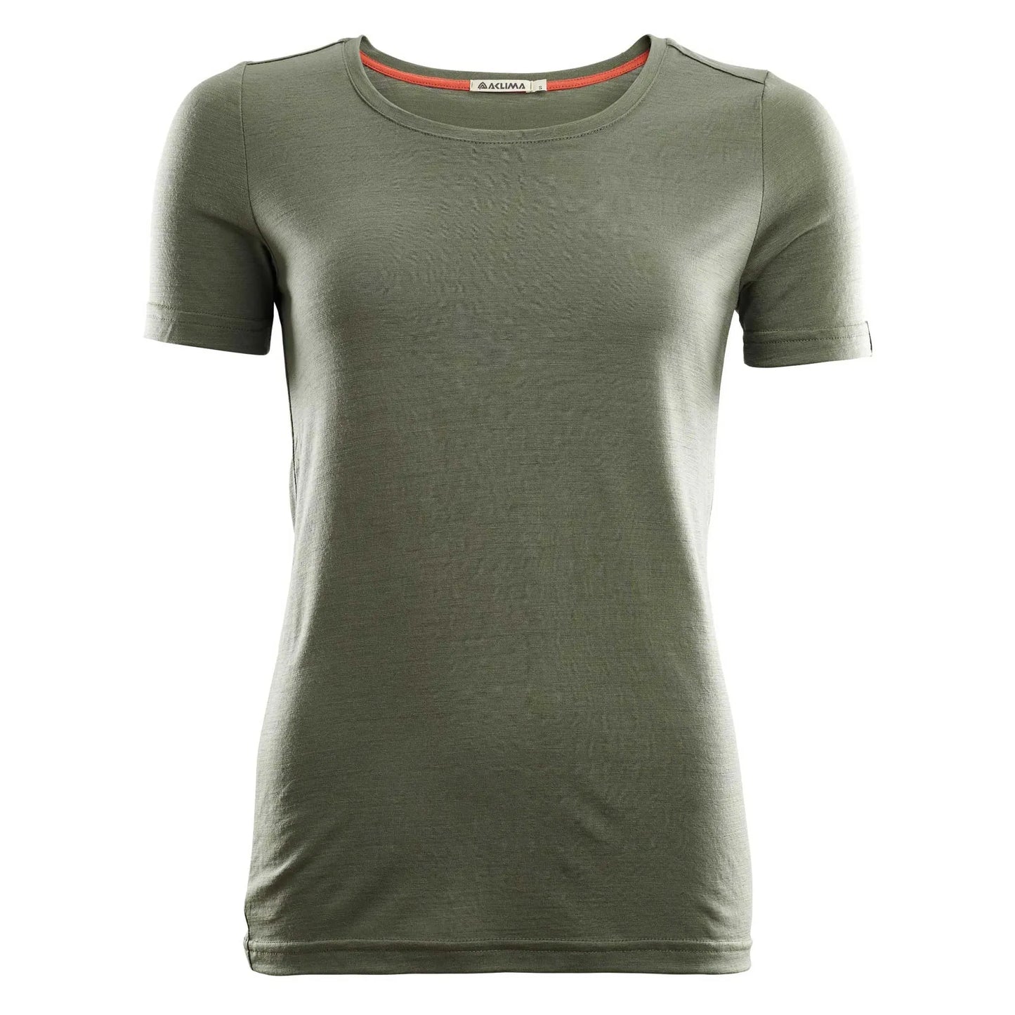 Aclima Aclima T-Shirt LightWool Round Neck ranger green Frauen - ASMC