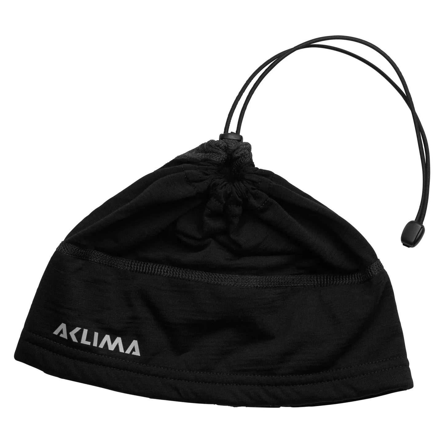 Aclima Aclima Beanie LightWool Multifunction jet black marengo - ASMC