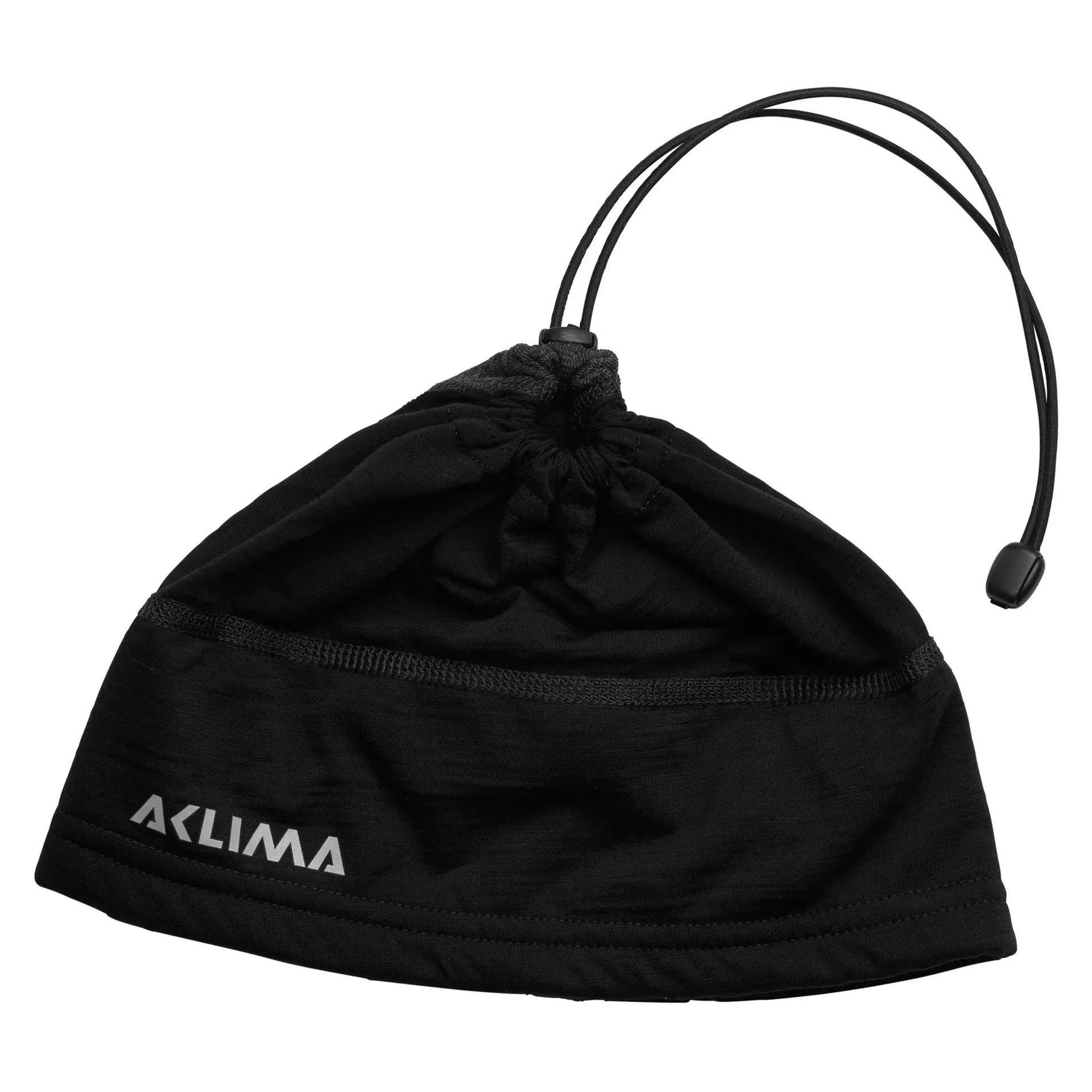 Aclima Aclima Beanie LightWool Multifunction jet black marengo - ASMC