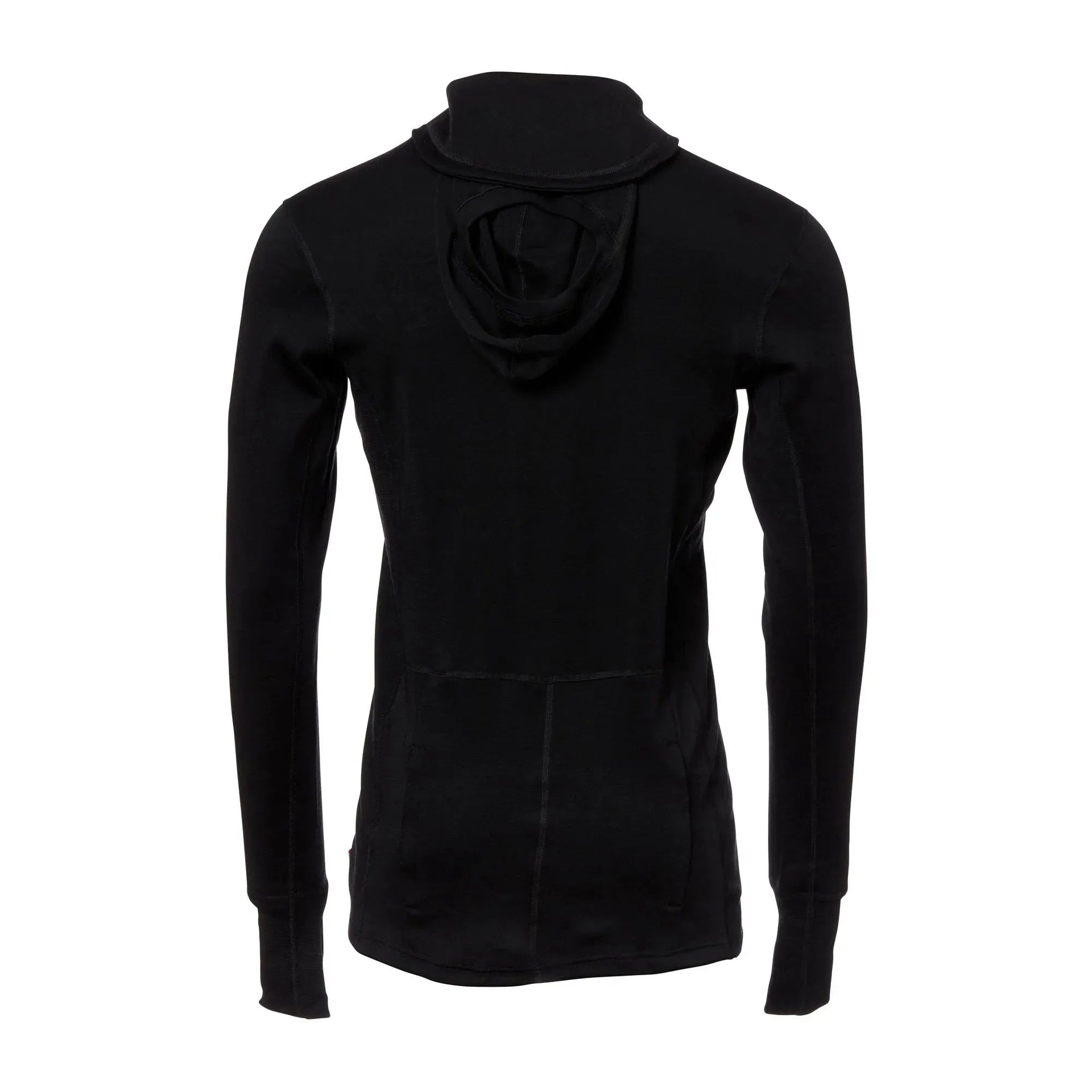 Hoodie WarmWool Sweater jet black