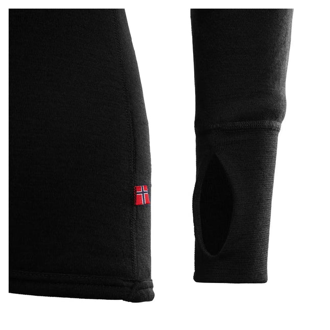 aclima-pullover-doublewool-polo-zip-jet-black-ansicht-3