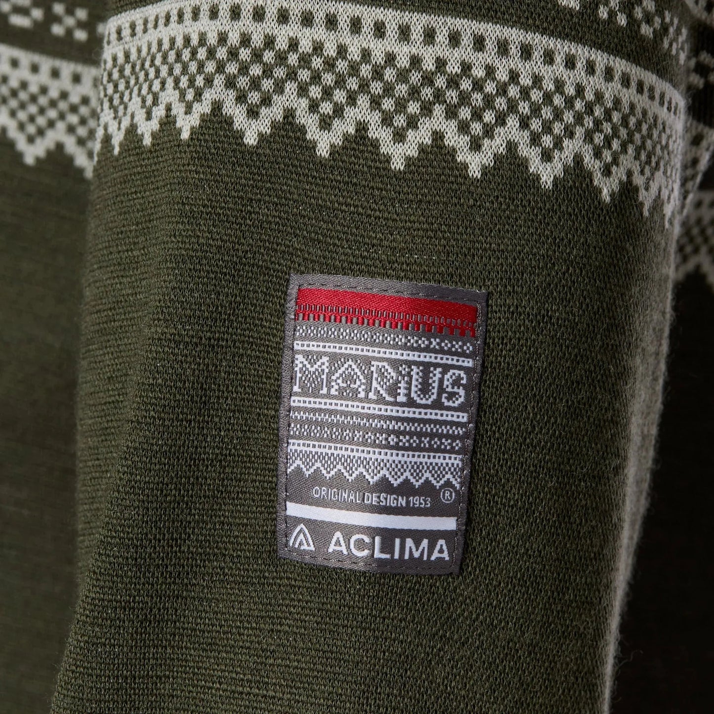 Pullover DesignWool Marius Mock Neck Zip nordmarka