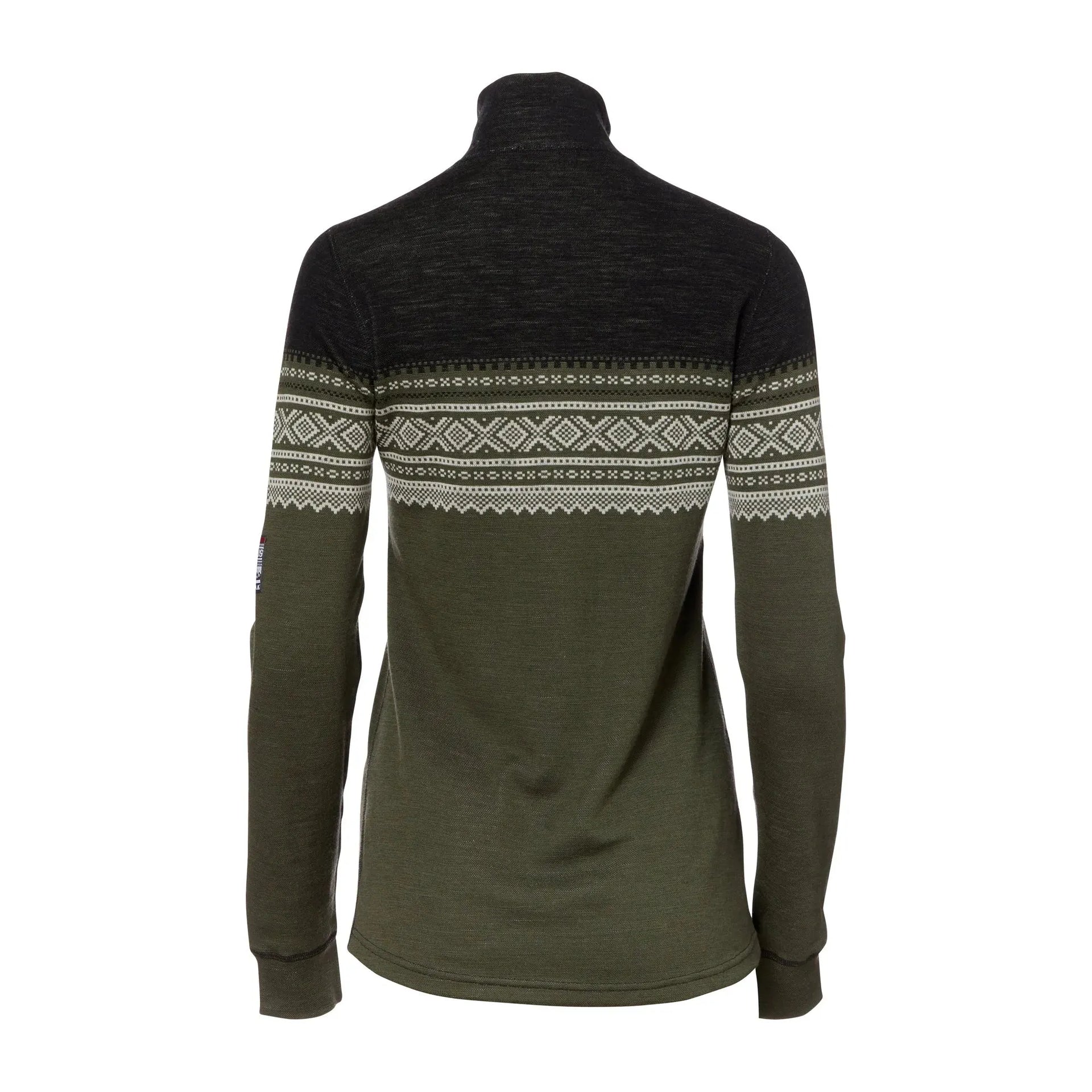 Aclima Pullover DesignWool Marius Mock Neck Zip nordmarka Frauen - ASMC