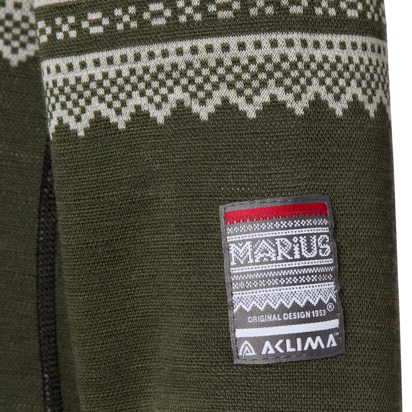 Aclima Pullover DesignWool Marius Mock Neck Zip nordmarka Frauen - ASMC