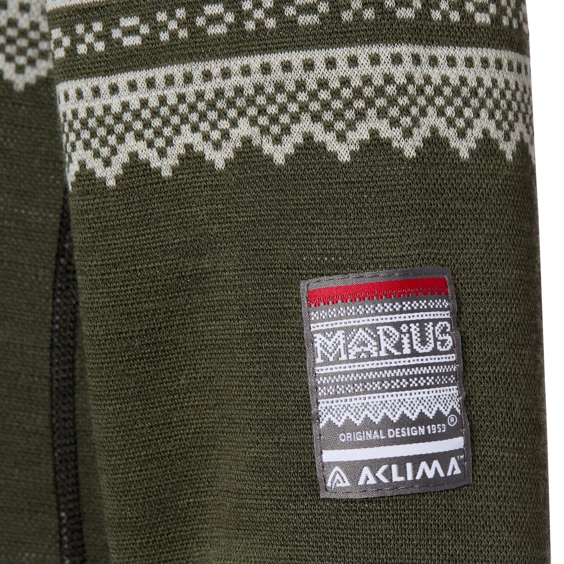 Aclima Pullover DesignWool Marius Mock Neck Zip nordmarka Frauen - ASMC