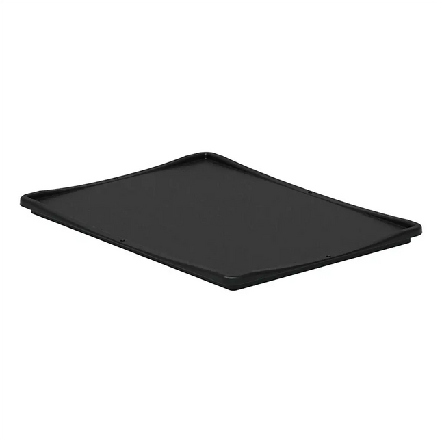 Euronorm-Scharnierdeckel 40 x 30 cm schwarz