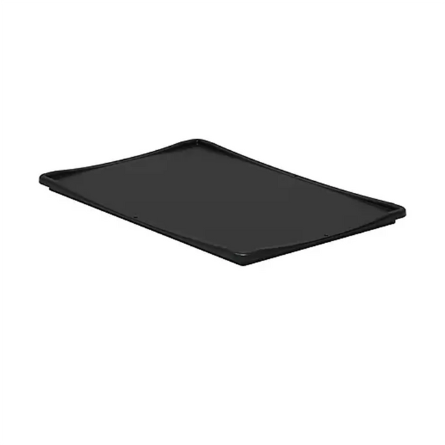 Euronorm-Boxdeckel 60 x 40 cm Schwarz