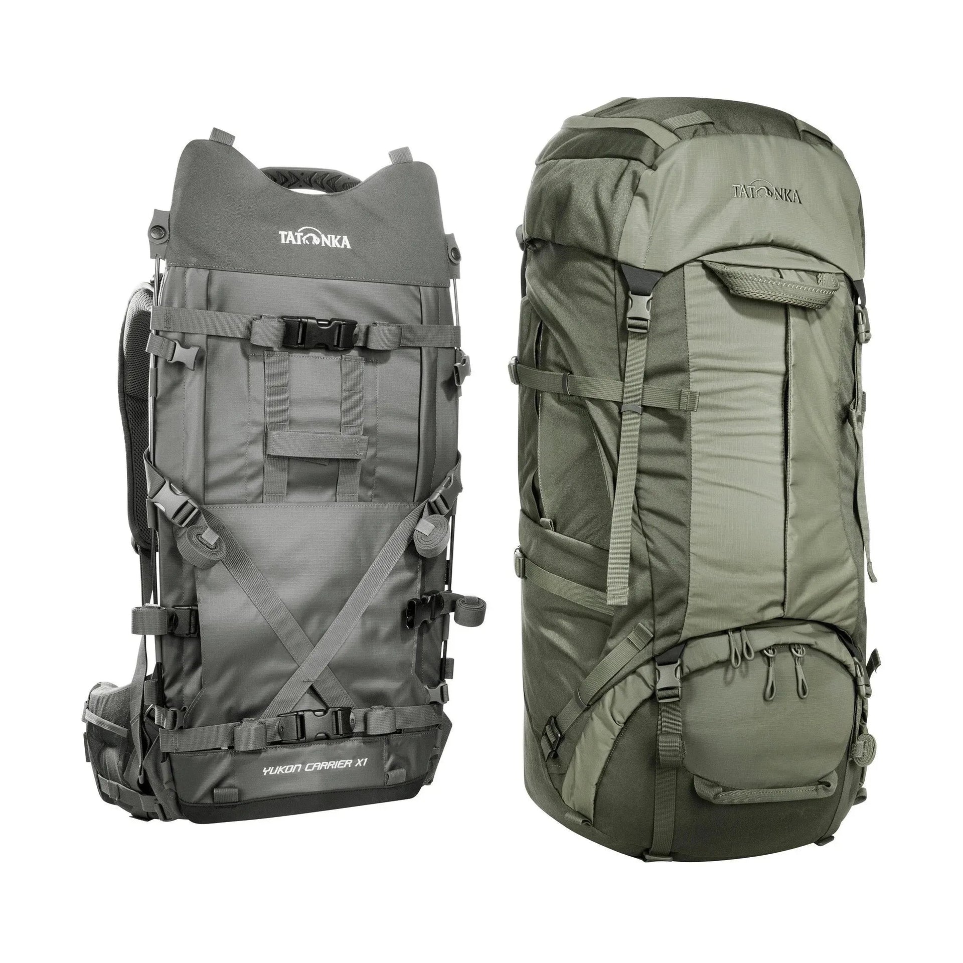 Rucksack Packsack Yukon Carrier Pack 55+10 Recco