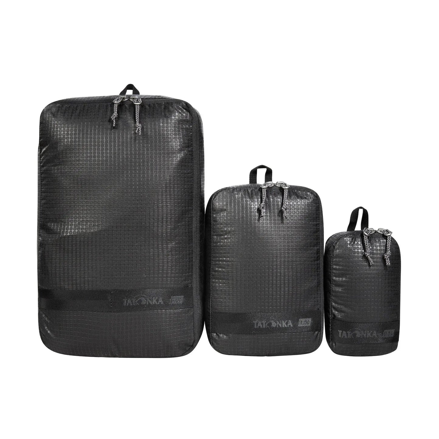 Taschen Set Stuffsack Zip III schwarz