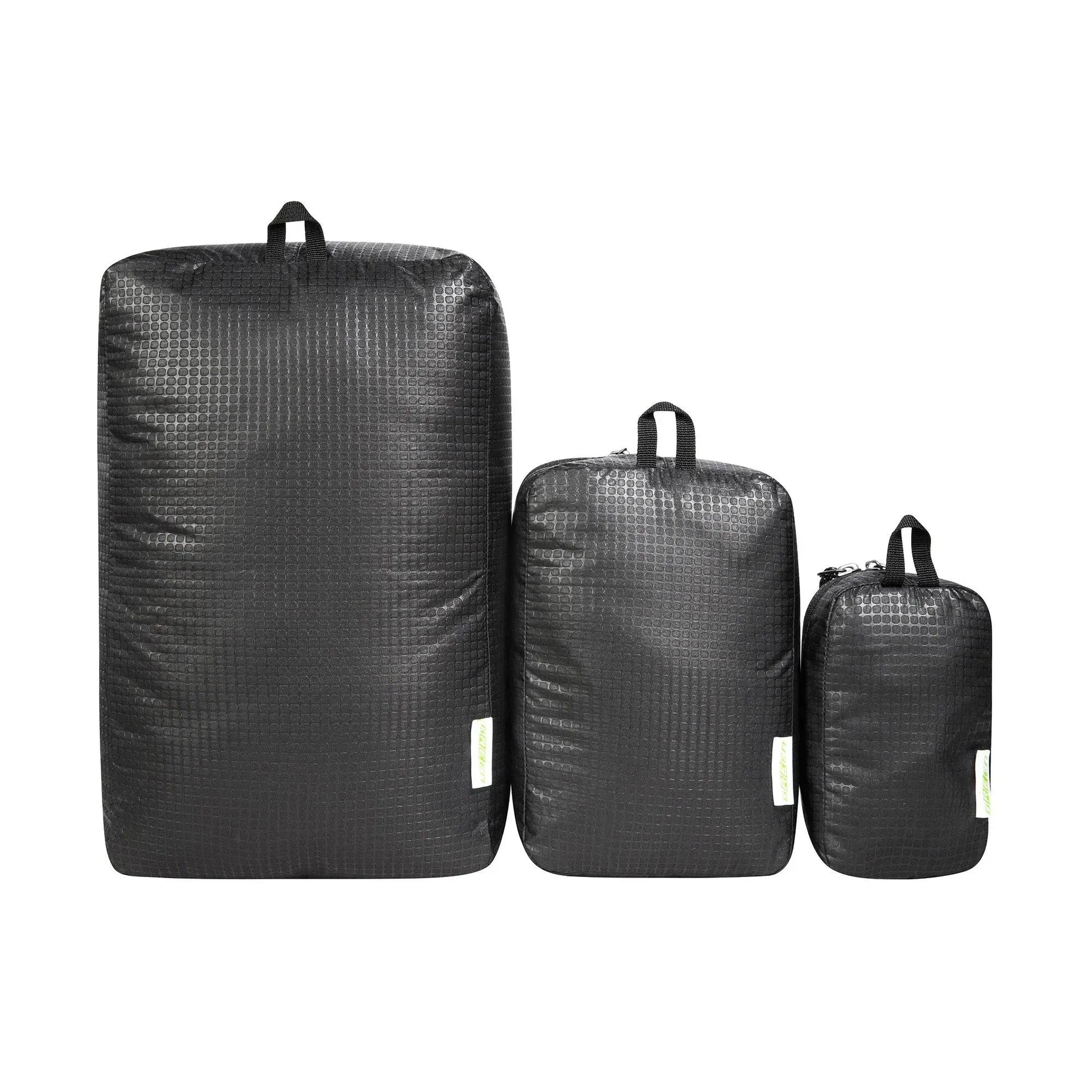 Taschen Set Stuffsack Zip III schwarz