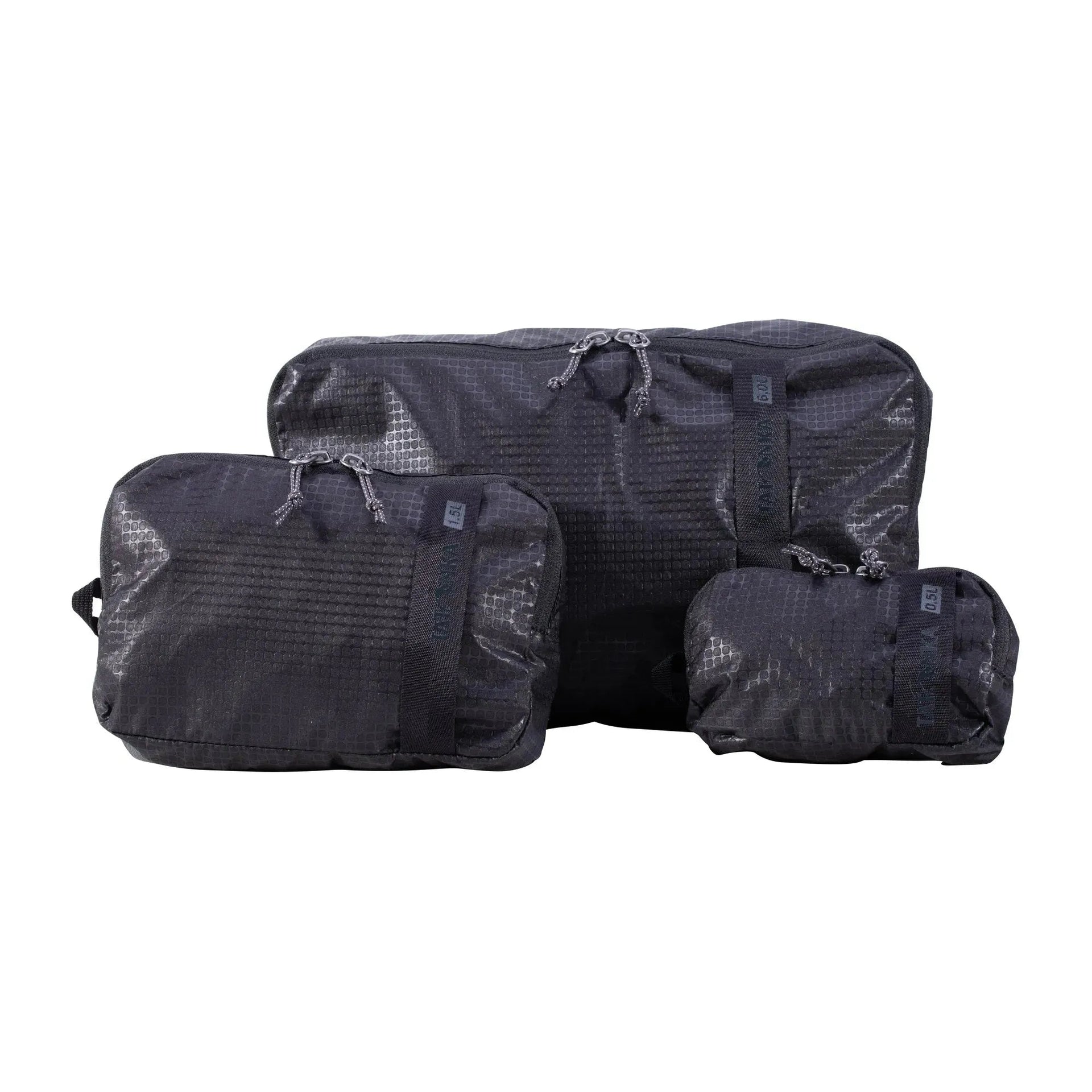 Taschen Set Stuffsack Zip III schwarz