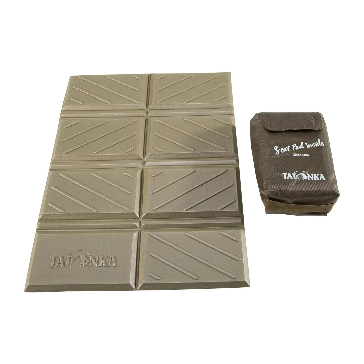 Sitzunterlage Foldable Seat Mat 26 x 34 cm oliv