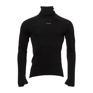 Icebreaker Icebreaker Langarmshirt Roll Neck Merino Männer schwarz - ASMC