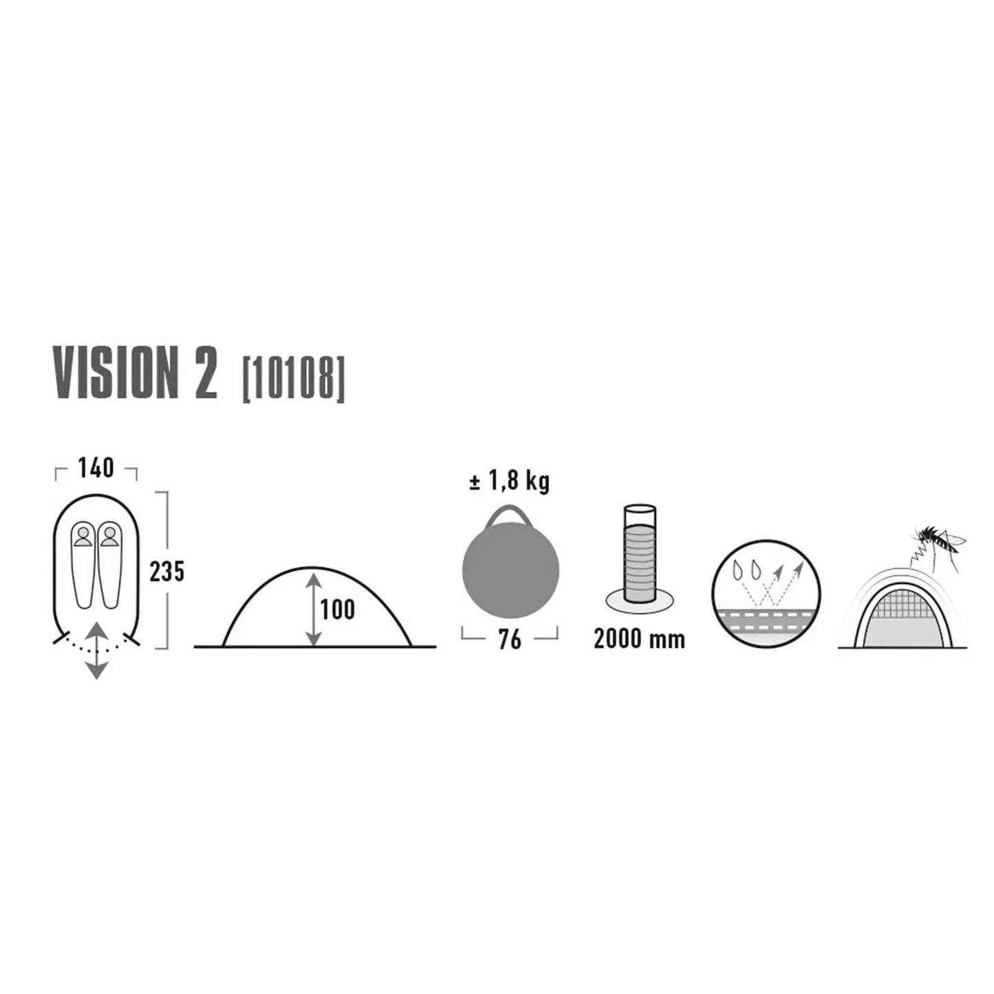 Popup Zelt Vision 2