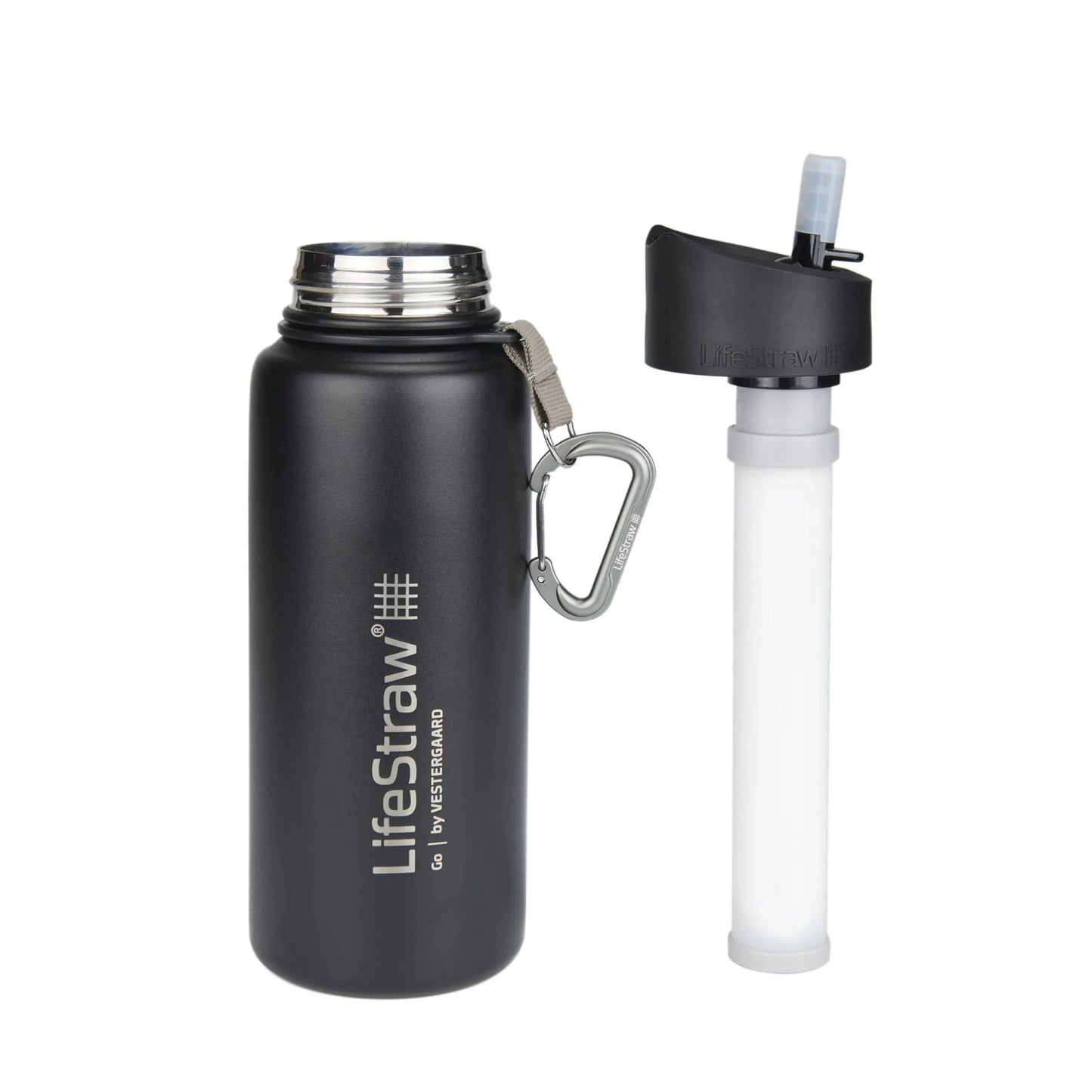 LifeStraw Wasserflasche Go Edelstahl mit Filter 0.7 L - ASMC
