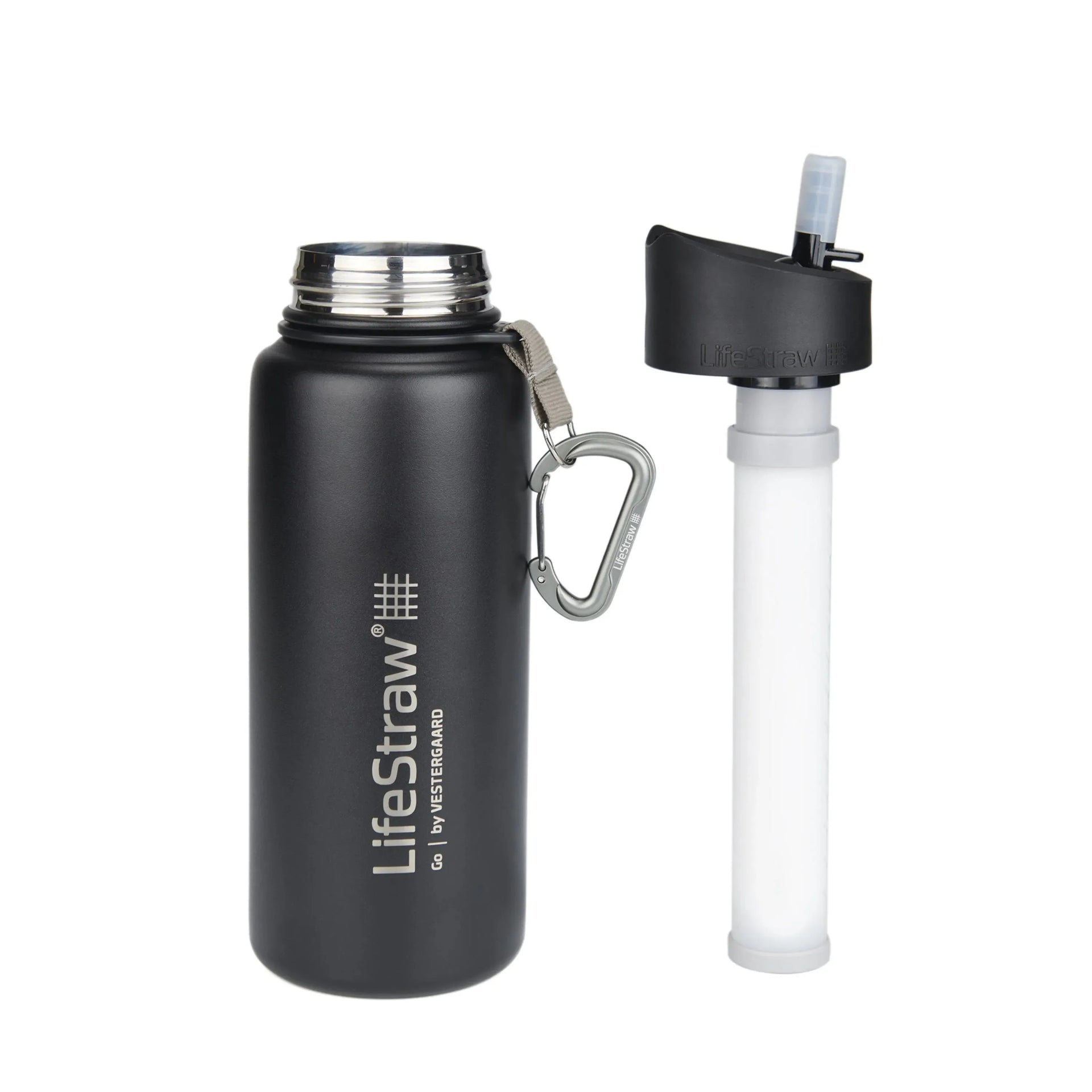 LifeStraw Wasserflasche Go Edelstahl mit Filter 0.7 L - ASMC