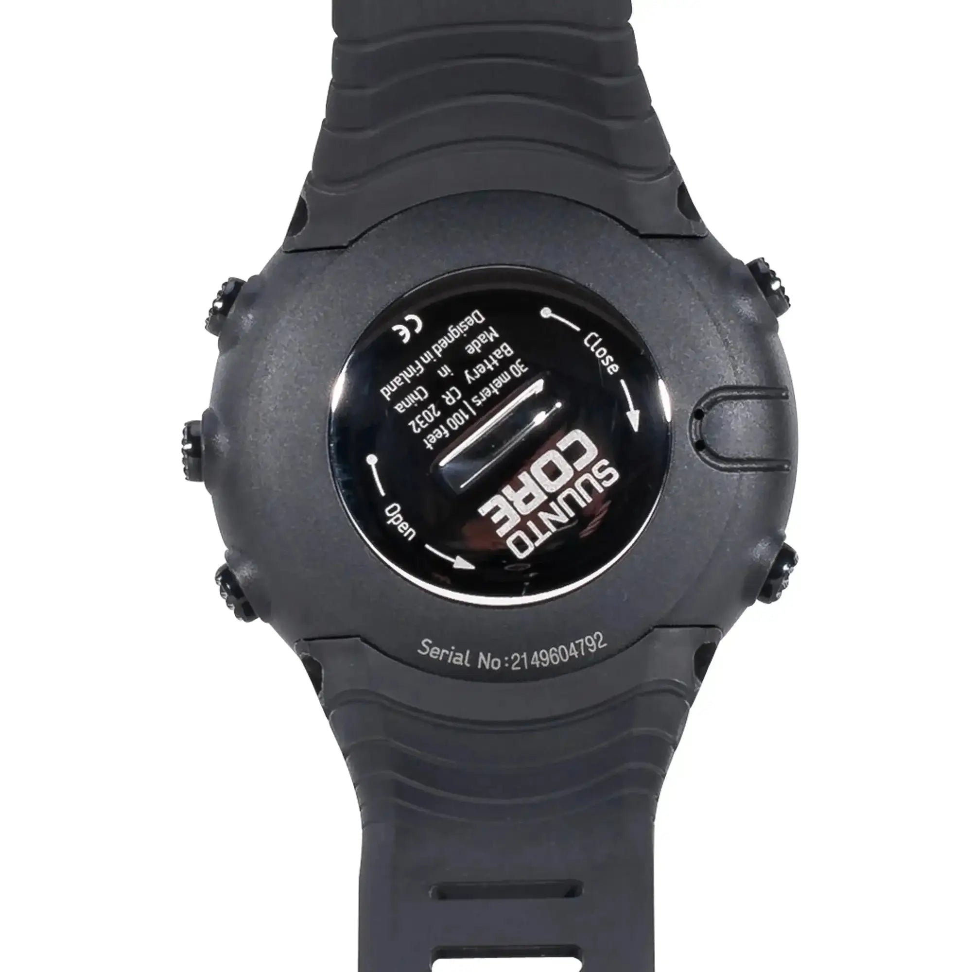 Nylon Ersatzarmband Für Suunto Core All Black – 22 Mm Breit, Verstellbar, Atmungsaktiv