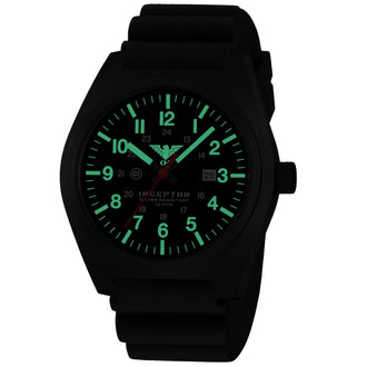 Armbanduhr Inceptor Black Steel Diverband