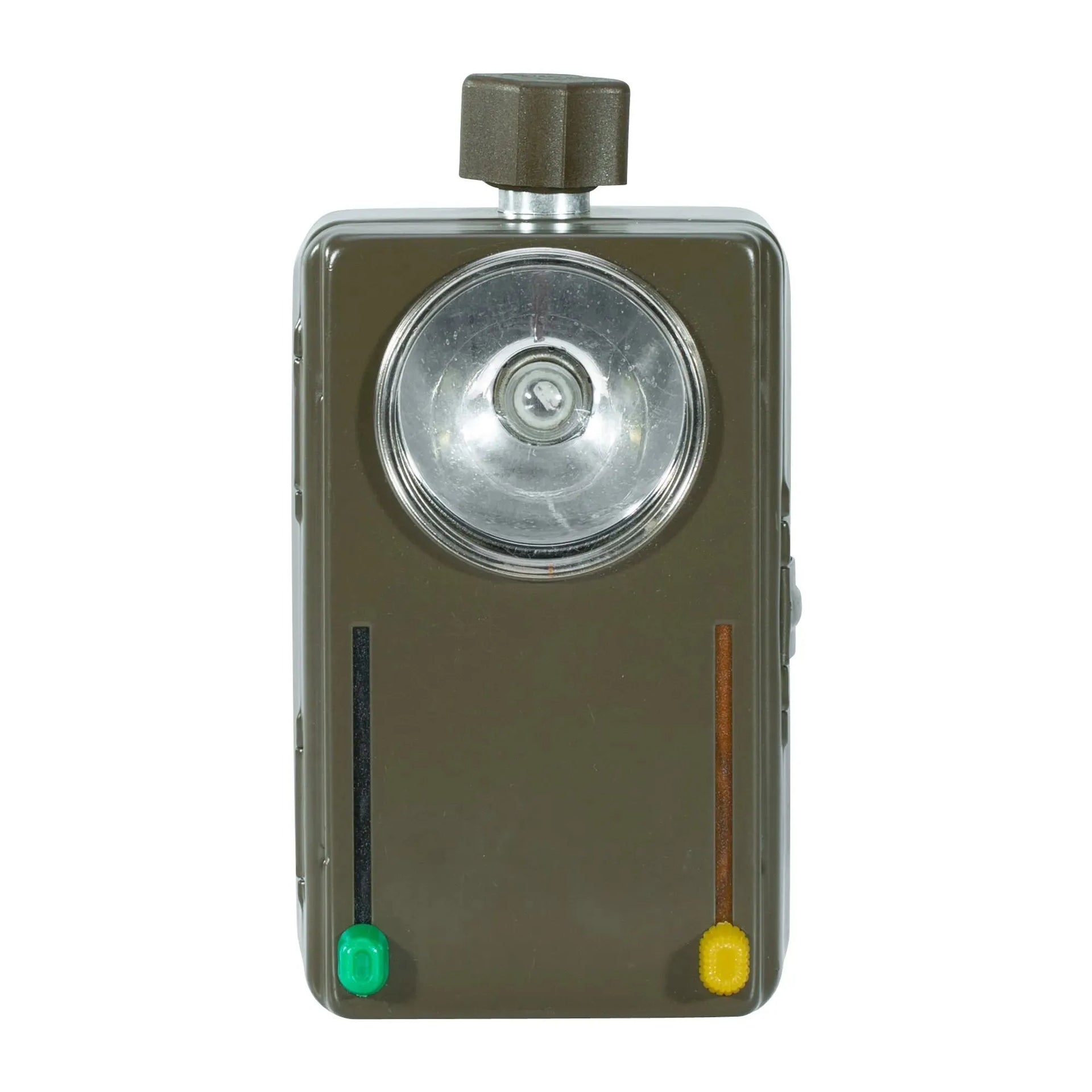 Bundeswehr Original BW Taschenlampe zweifarbig oliv gebraucht - ASMC