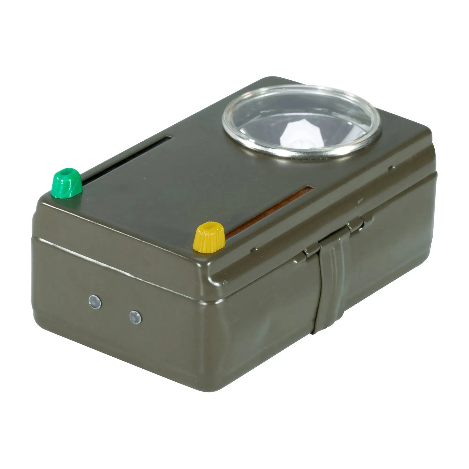 Bundeswehr Original BW Taschenlampe zweifarbig oliv gebraucht - ASMC
