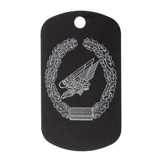 Erkennungsmarke mit Gravur