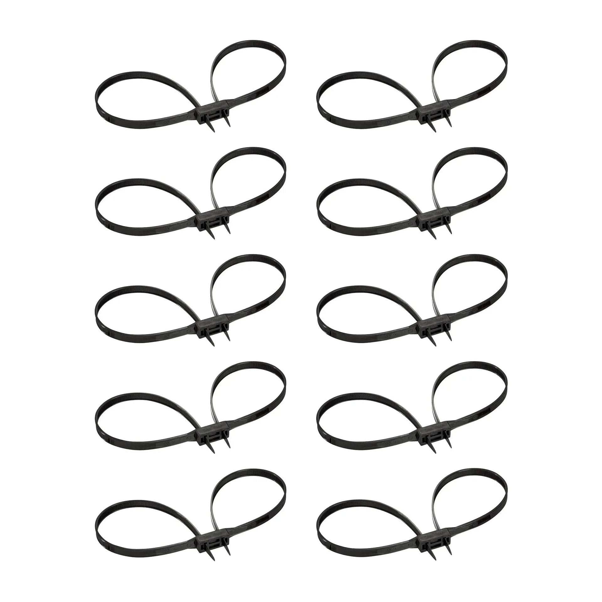 Kunststoffhandschellen 10er Pack