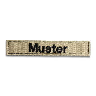Namensbänder 5er Set Khaki